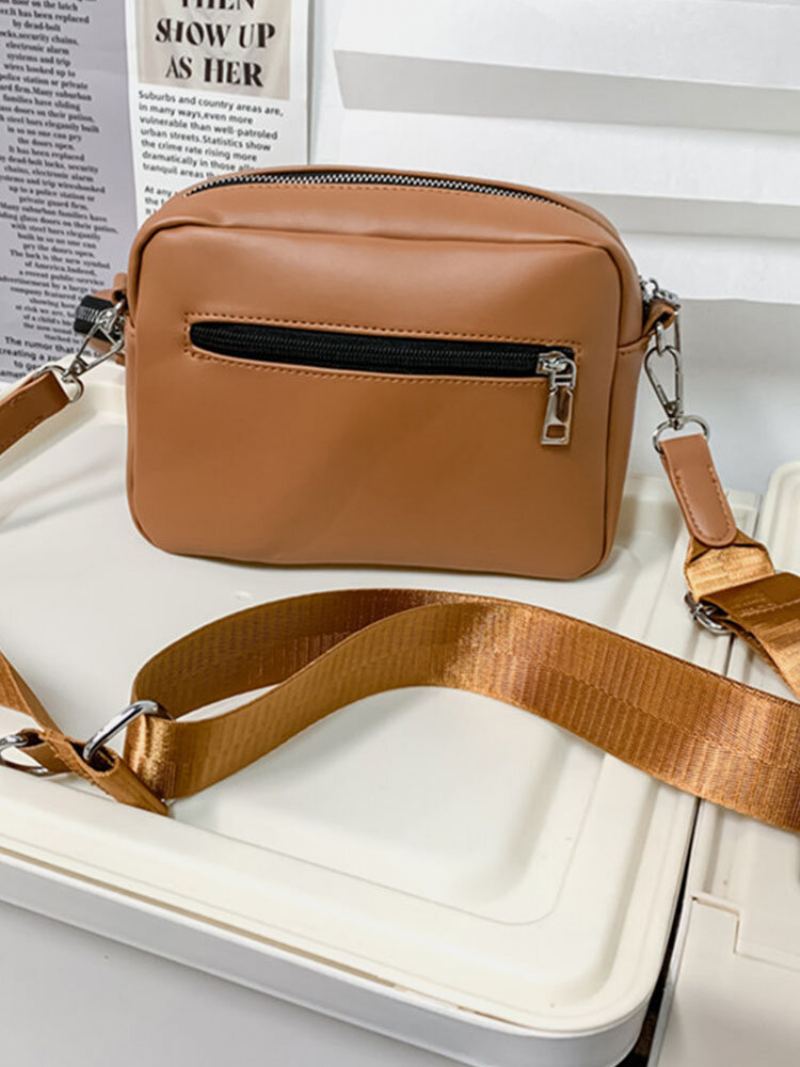 Pánské Kalhotky Z Umělé Kůže V Jednobarevné Voděodolné S Malou Taškou Crossbody Kabelka