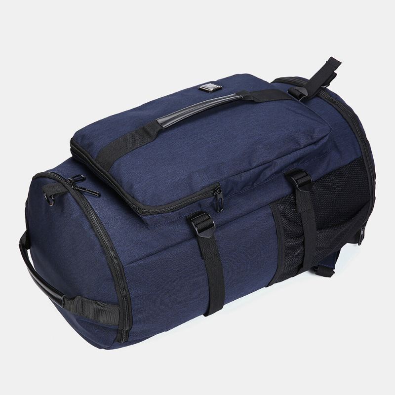 Pánský Nylonový Velký Sportovní Batoh Capaticy Gym Bag