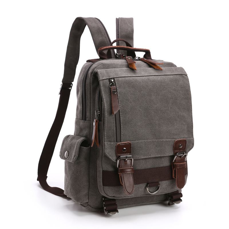 Plátěná Outdoor Travel Messenger Hrudní Taška Ol Unisex Batoh Na Jedno Rameno Pro Muže