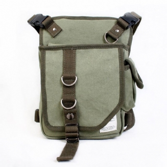 Plátěná Taška Na Jezdecké Nohy Outdoor Crossbody Vícekapesní Do Pasu Pro Muže