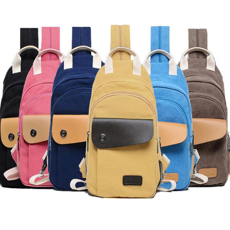 Plátěné Patchwork Dámské Náprsní Tašky Sportovní Crossbody Kabelky