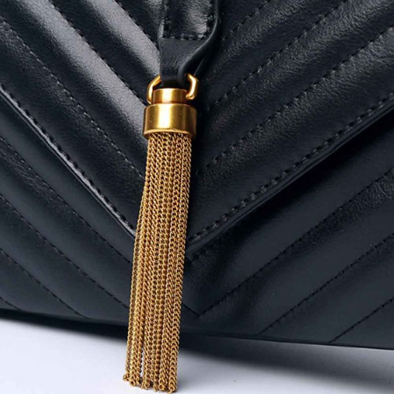 První Vrstva Kabelky Z Hovězí Kůže Fashion Tassel V Ringer Bag Pro Ženy S Retro Půlkruhovou Rukojetí