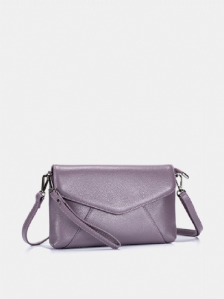 Retro Kabelky Přes Rameno Z Pravé Kůže Pure Color Dámské Crossbody