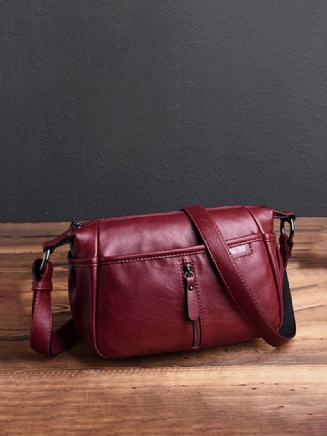 Retro Měkké Umělé Kožené Kabelky Přes Rameno Crossbody Pro Ženy