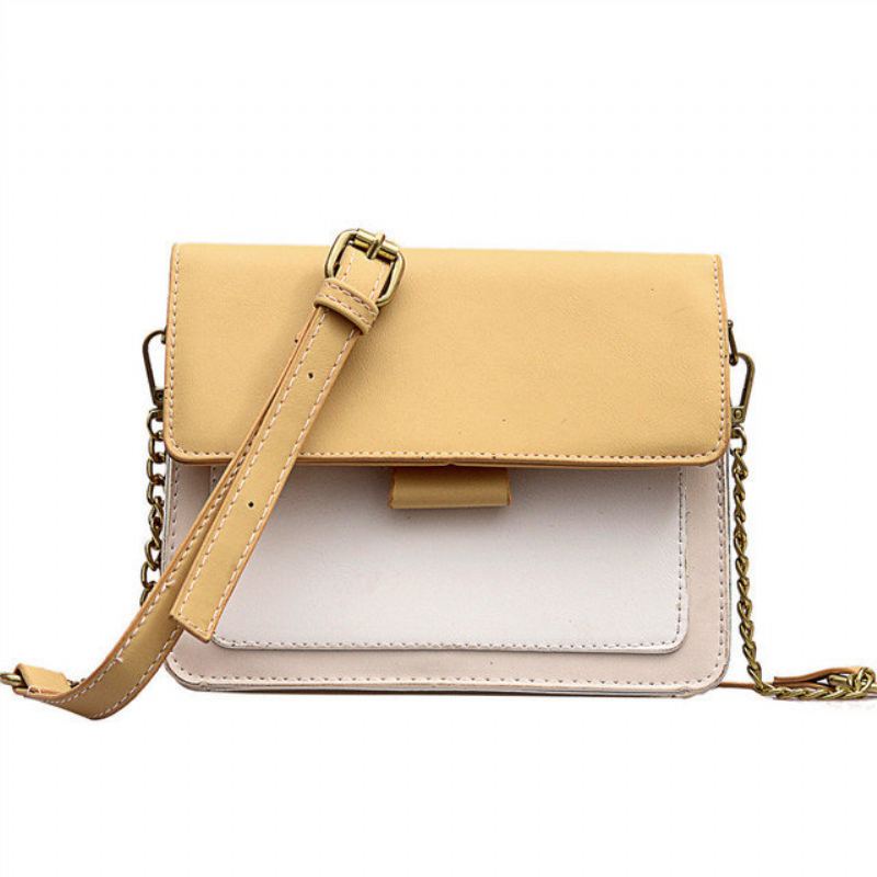 Sezónní Textura Small Square Bag Ladies Nová Dámská Kabelka Wild Chain Messenger Módní Na Jedno Rameno