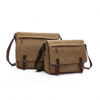 Taška Přes Rameno Wild Canvas Bag Praktická Obchodní Na Počítač Street Bag V Korejském Módním Stylu