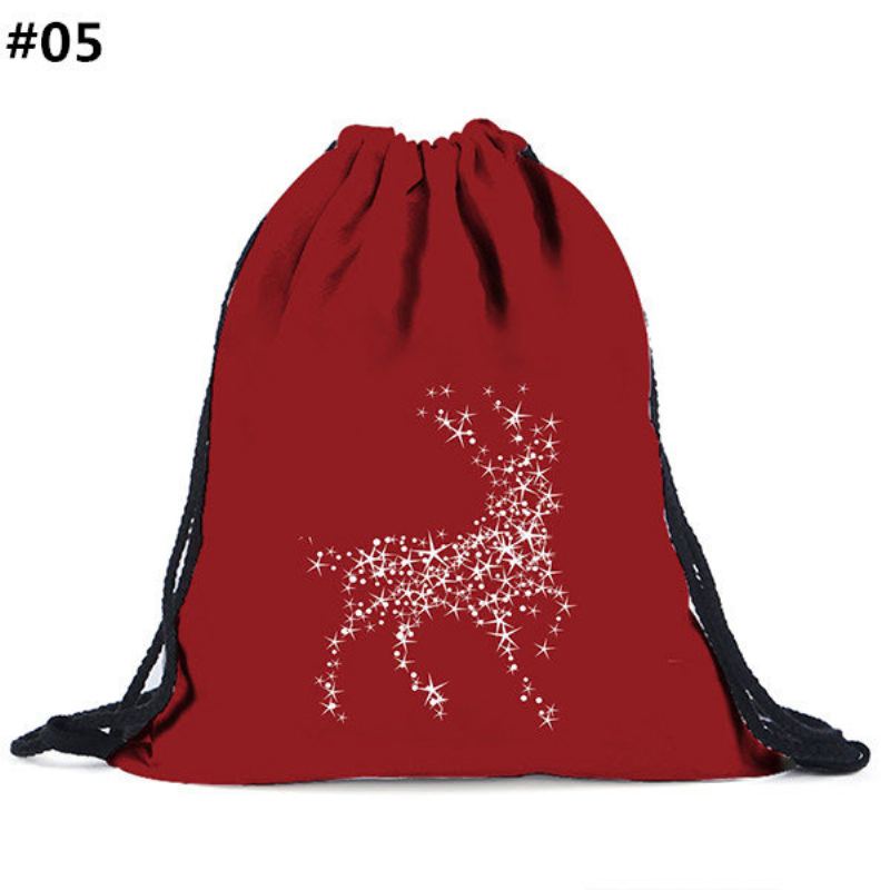 Velkokapacitní Bavlněný Batoh String Bag Storage Bag