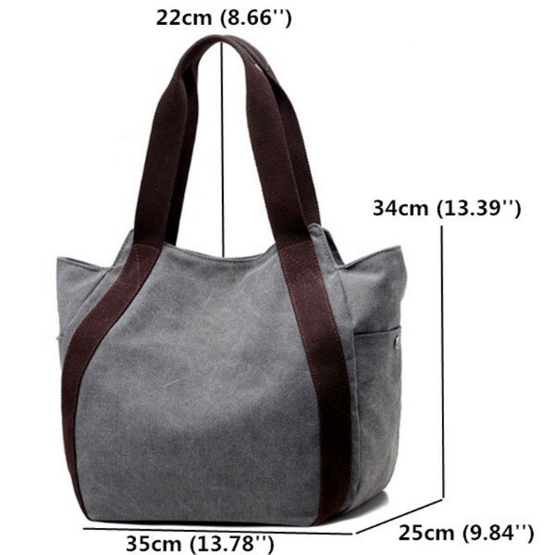 Women Canvas Hanbag Bucket Bag Tote Bag Hobo Crossbody Kabelka