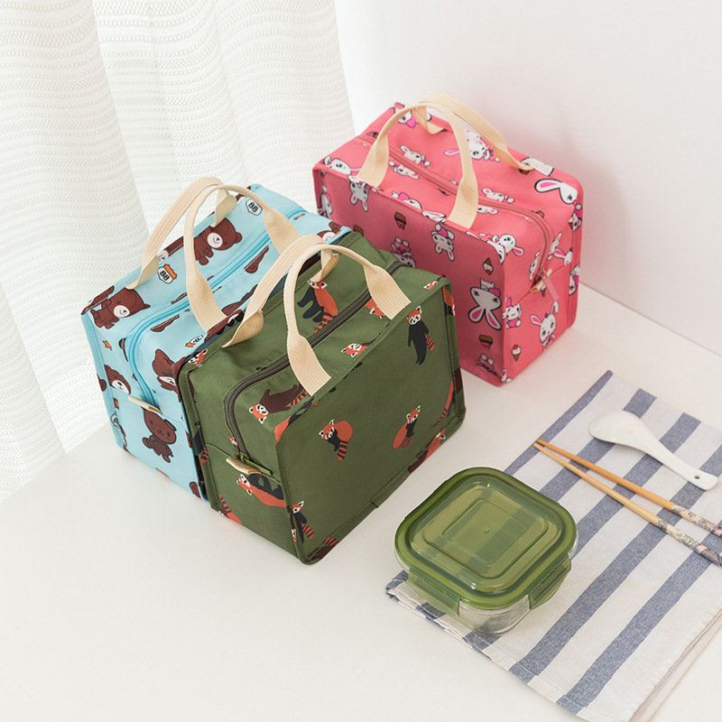 Women Lunchbox Print Storage Bags Roztomilé Kabelky