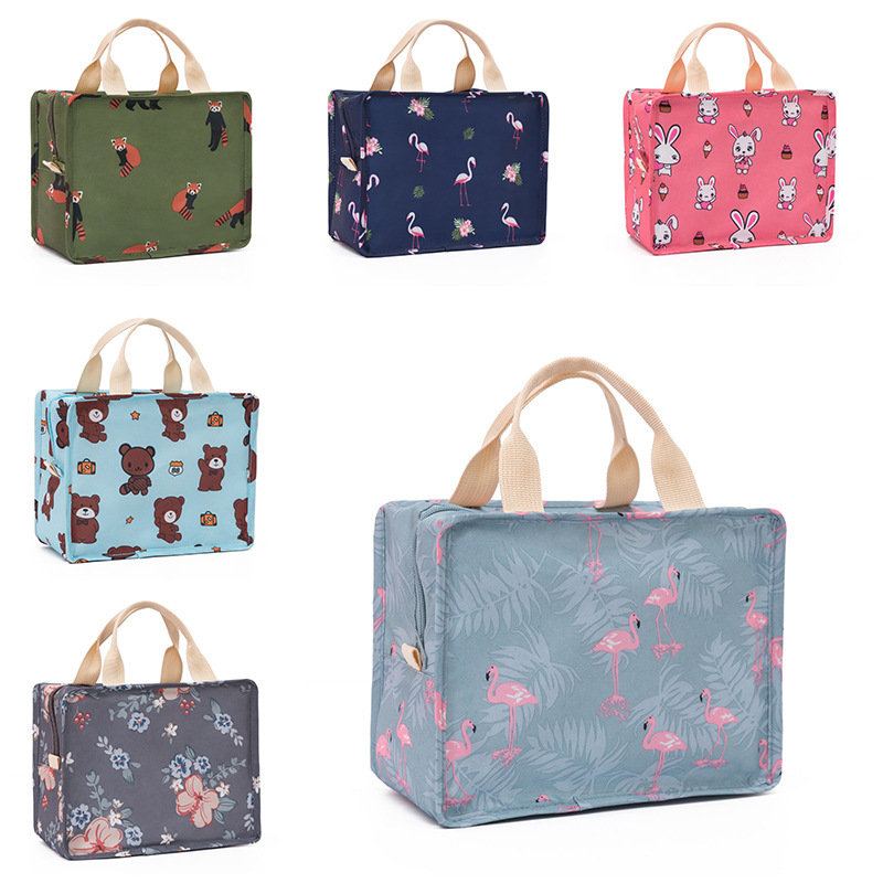 Women Lunchbox Print Storage Bags Roztomilé Kabelky