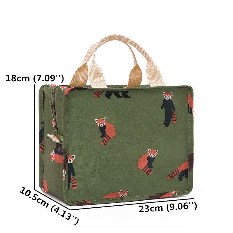 Women Lunchbox Print Storage Bags Roztomilé Kabelky