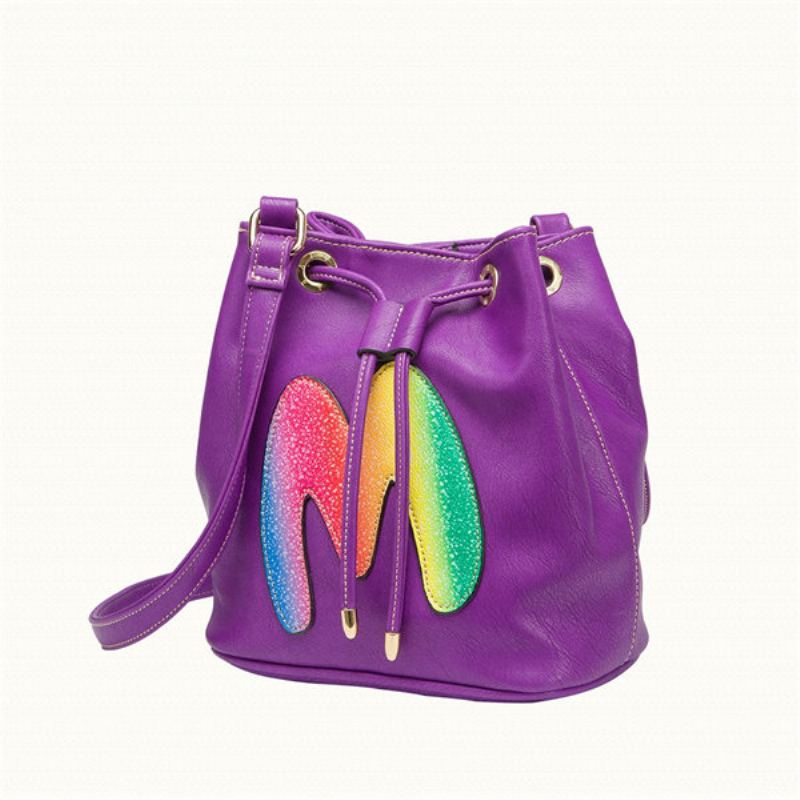 Ženy Candy Color Bucket Casual Crossbody Taška Volný Čas Nákupy Přes Rameno