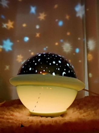 1 Pc Ufo Shade Starry Sky Projektor Barevné Noční Světlo Zlepšit Spánek Domácí Dekorace