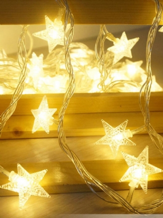 10m 100 Led 220v Fairy String Star Light Lampa Svatba Vánoční Párty Venkovní Interiérová Výzdoba Pokoje