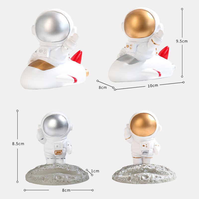 1ks Kreativita Socha Astronaut Kosmonaut Model Domácí Pryskyřice Ruční Práce Dekorace Na Stůl