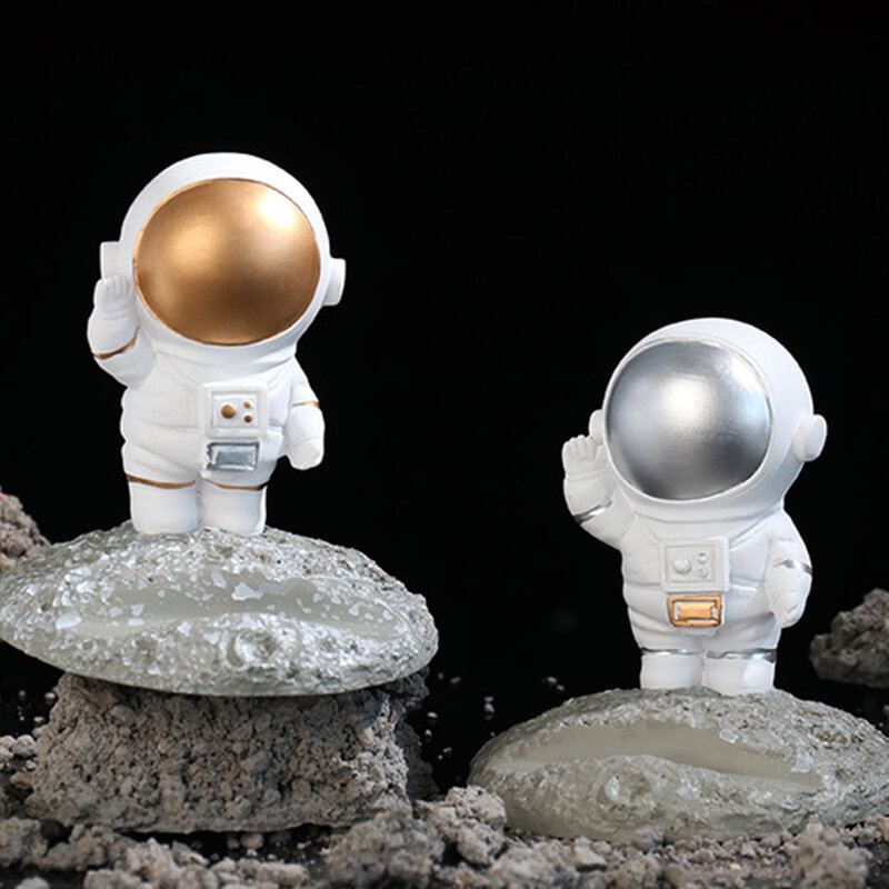 1ks Kreativita Socha Astronaut Kosmonaut Model Domácí Pryskyřice Ruční Práce Dekorace Na Stůl