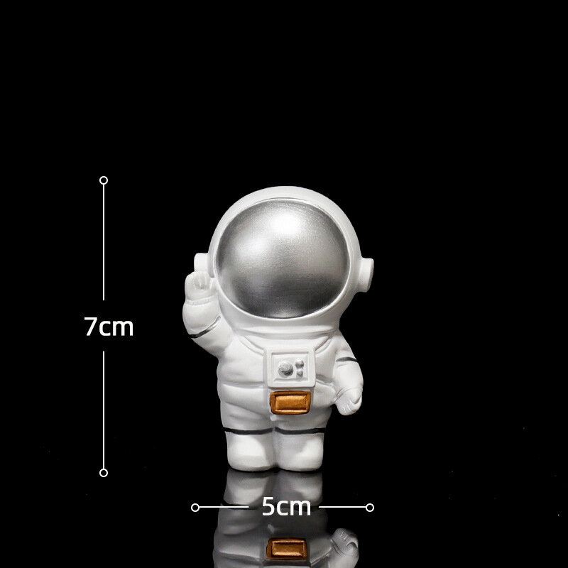 1ks Kreativita Socha Astronaut Kosmonaut Model Domácí Pryskyřice Ruční Práce Dekorace Na Stůl