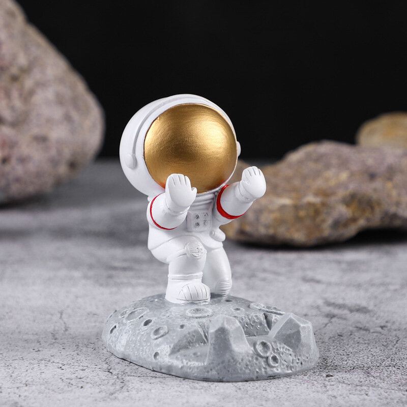 1ks Kreativita Socha Astronaut Kosmonaut Model Domácí Pryskyřice Ruční Práce Dekorace Na Stůl