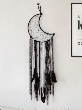 1pc Bavlna Black Moon Web Závěsy Na Zeď Ornament Domácí Dekorace