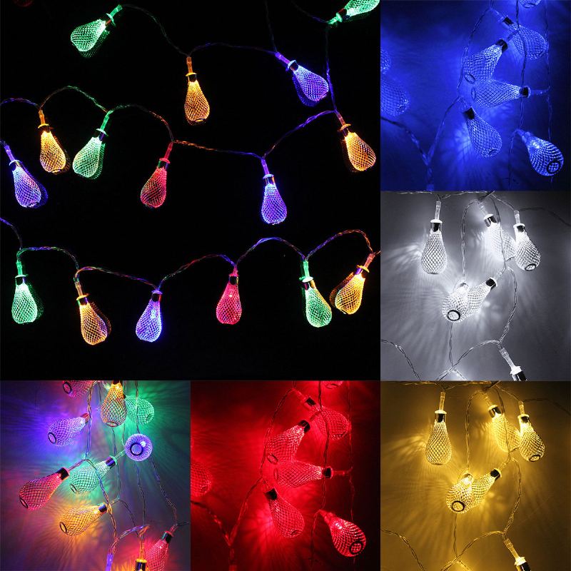 20-led Marocké Strunové Žárovky Fairy Lights Vánoční Svatební Výzdoba Novinka Girlandy