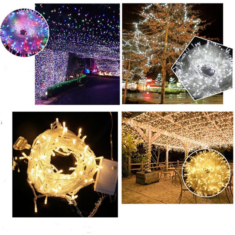 300led 30m Pohádkové Vánoční Řetězové Osvětlení Party Home Yard Decor