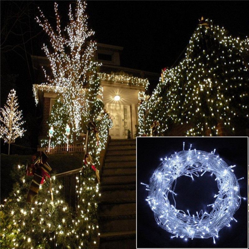 300led 30m Pohádkové Vánoční Řetězové Osvětlení Party Home Yard Decor