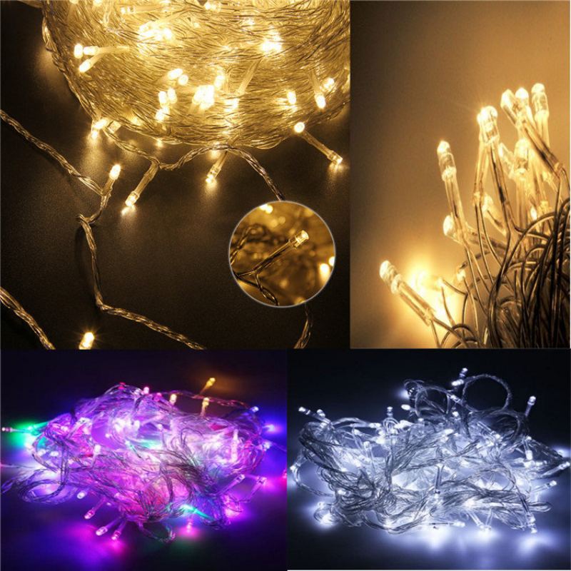 300led 30m Pohádkové Vánoční Řetězové Osvětlení Party Home Yard Decor