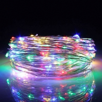 30m Led Silver Wire Fairy String Light Christmas Wedding Party Lampa 12v Home Deco