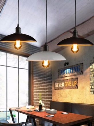 32cm Industrial Loft Vintage Stropní Závěsná Lampa Bar Obývací Pokoj Kavárna Závěsné Světlo