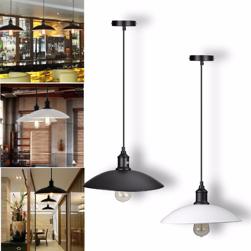 32cm Industrial Loft Vintage Stropní Závěsná Lampa Bar Obývací Pokoj Kavárna Závěsné Světlo