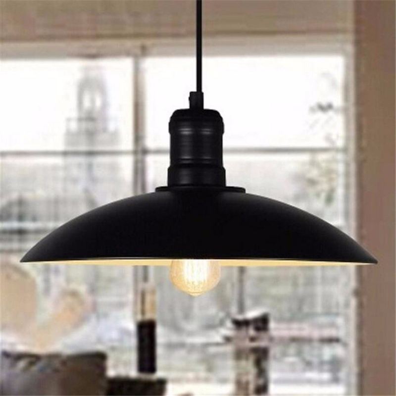 32cm Industrial Loft Vintage Stropní Závěsná Lampa Bar Obývací Pokoj Kavárna Závěsné Světlo