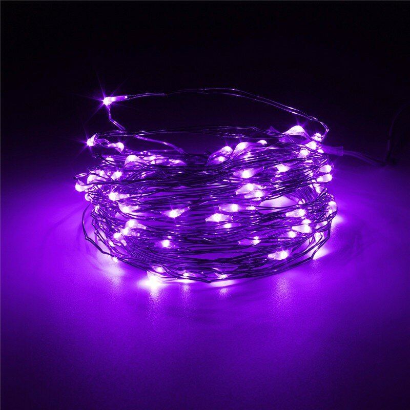 3m 4.5v 30 Led Baterie Napájené Stříbrným Drátem Mini Fairy String Light Vícebarevná Vánoční Dekorace