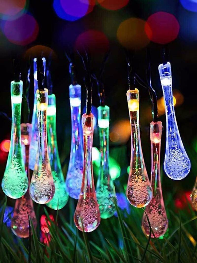 4.8m 20led Baterie Bubble Ball Fairy String Lights Zahradní Párty Vánoční Svatba Domácí Dekor