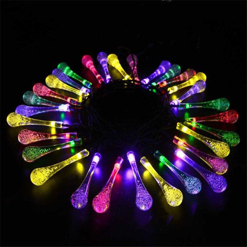 4.8m 20led Baterie Bubble Ball Fairy String Lights Zahradní Párty Vánoční Svatba Domácí Dekor