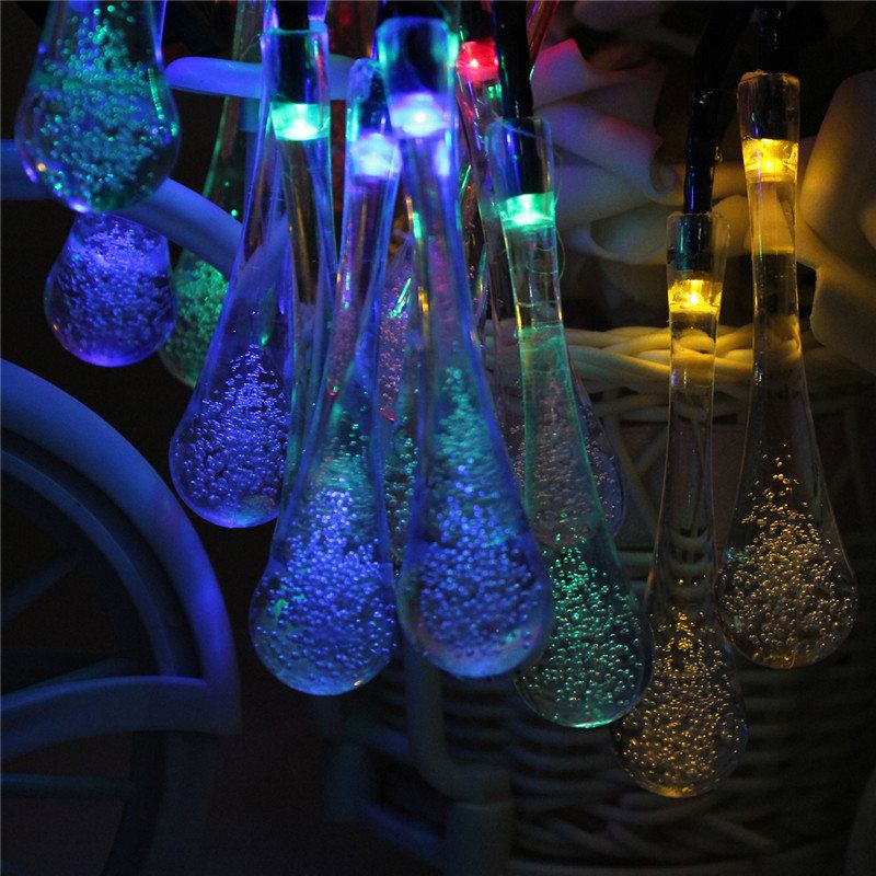 4.8m 20led Baterie Bubble Ball Fairy String Lights Zahradní Párty Vánoční Svatba Domácí Dekor