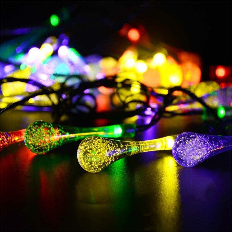 4.8m 20led Baterie Bubble Ball Fairy String Lights Zahradní Párty Vánoční Svatba Domácí Dekor