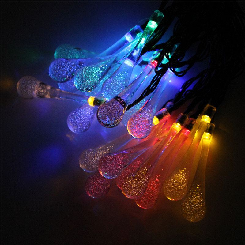 4.8m 20led Baterie Bubble Ball Fairy String Lights Zahradní Párty Vánoční Svatba Domácí Dekor