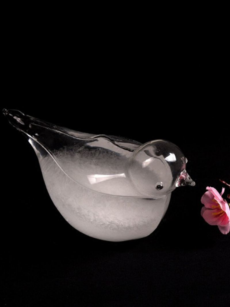 7.5x10 cm Creative Bird Shape Weather Forecast Storm Glass Novel Home Decor