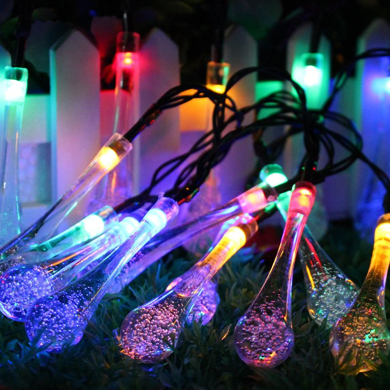 7m 50led Baterie Bubble Ball Fairy String Lights Garden Party Vánoční Svatební Dekorace Domů