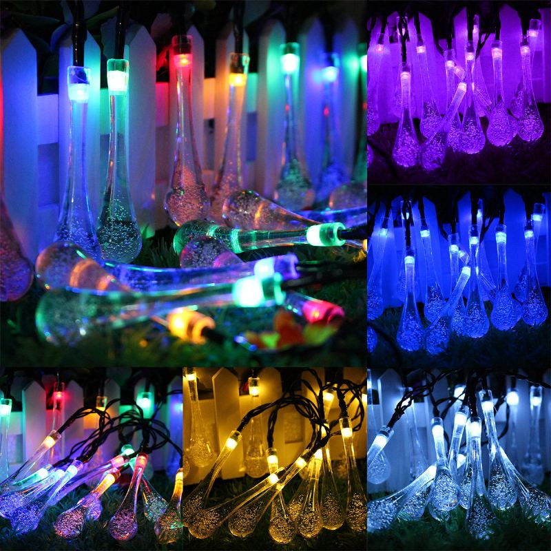 7m 50led Baterie Bubble Ball Fairy String Lights Garden Party Vánoční Svatební Dekorace Domů