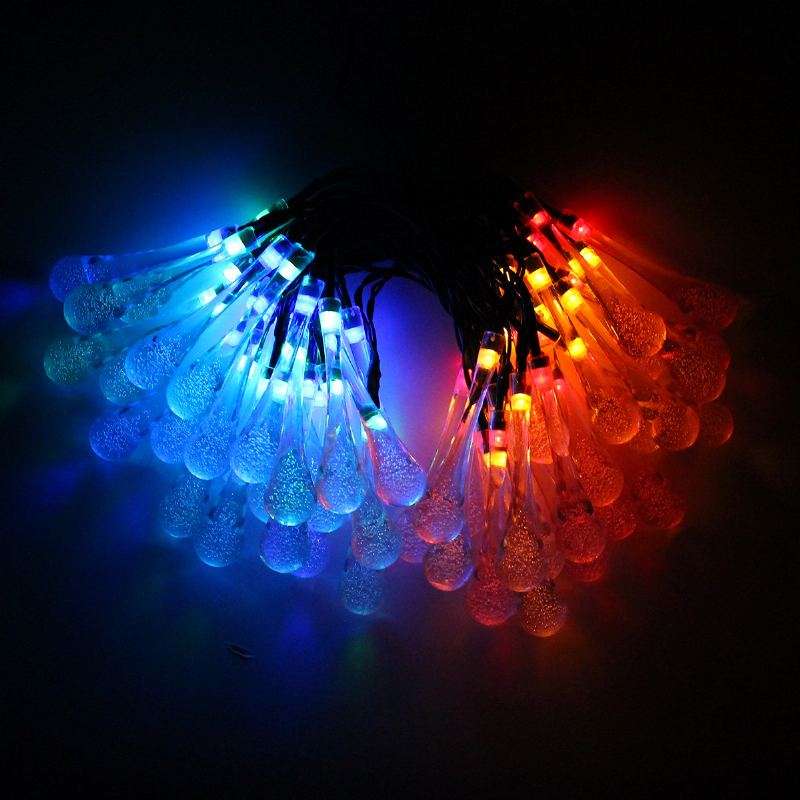 7m 50led Baterie Bubble Ball Fairy String Lights Garden Party Vánoční Svatební Dekorace Domů