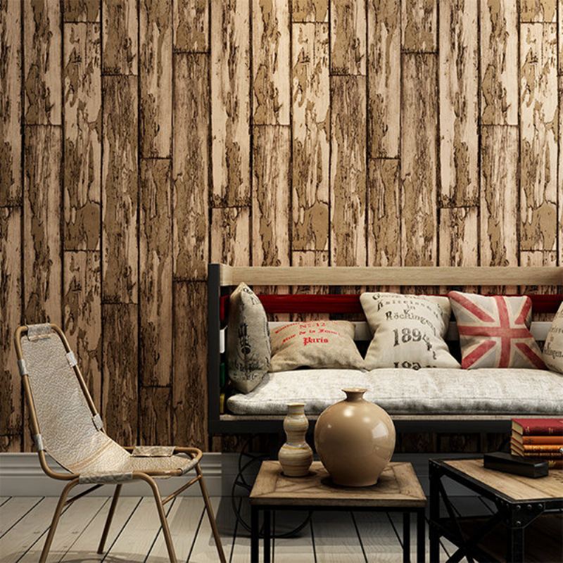 Accent Wall Art 3d Vintage Pruhy Tapeta Ložnice Obývací Pokoj Domácí Pozadí Dekor