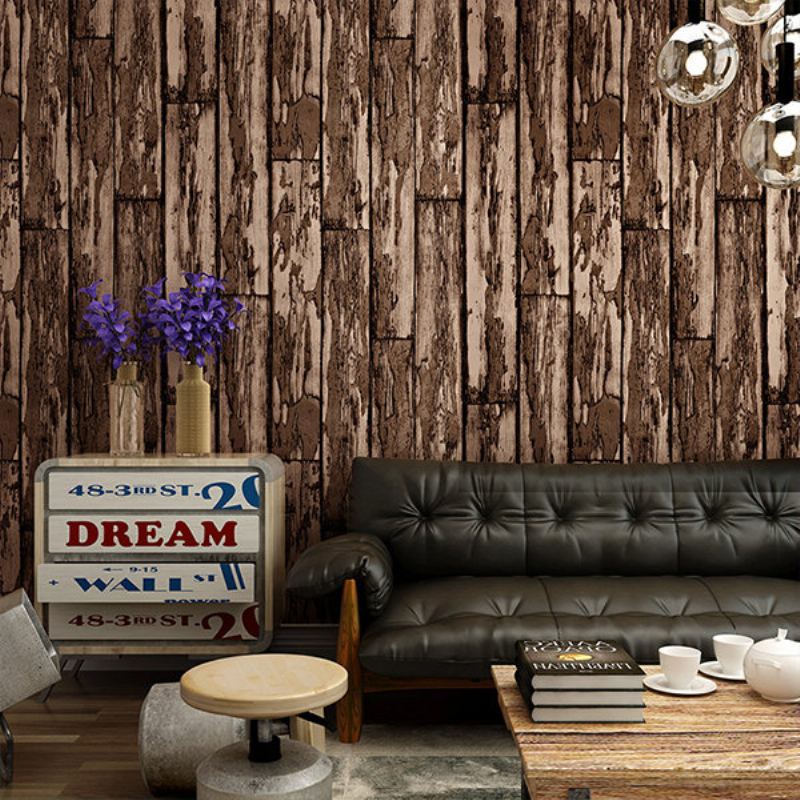 Accent Wall Art 3d Vintage Pruhy Tapeta Ložnice Obývací Pokoj Domácí Pozadí Dekor