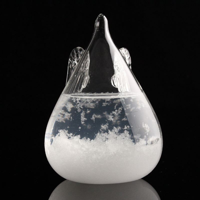 Angel Wings Weather Forecast Crystal Storm Glass Decor Vánoční Dárek