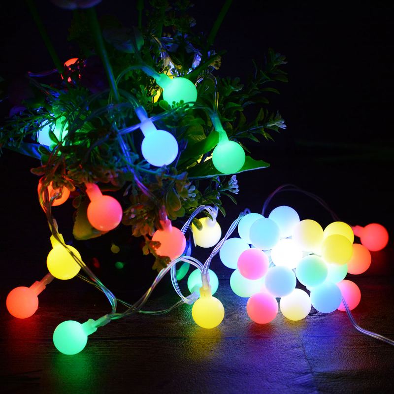 Arilux® Bateriově Napájené 6m 40led Svítidla Globe Ball Fairy String Pro Vánoční Výzdobu Terasy