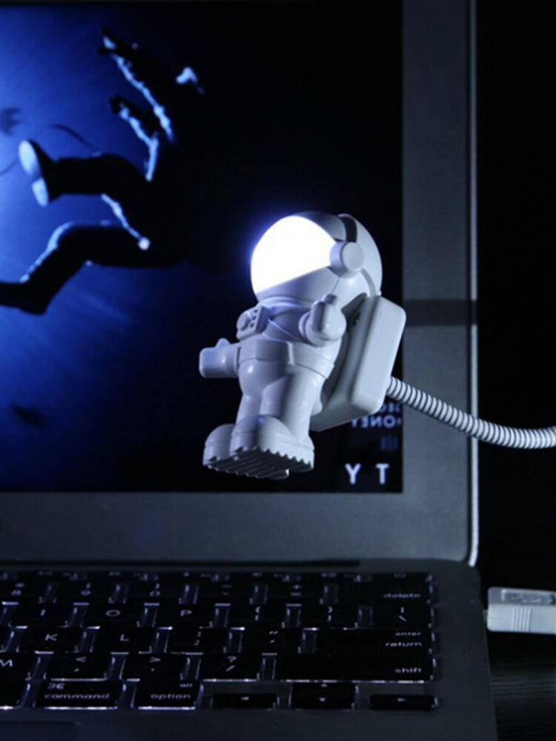 Astronaut Led Night Light Usb Noční Světlo Creative Usb Book Počítačová Stolní Lampa