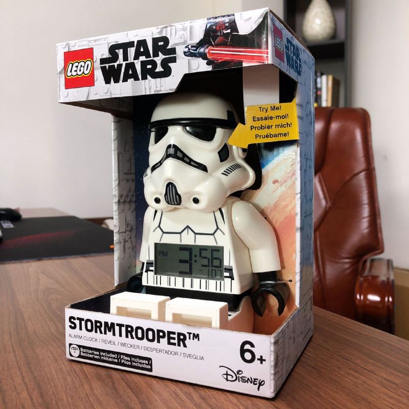 Dětský Budík 22cm Pohyblivý Model Darth Vader Storm Trooper Batman Superman