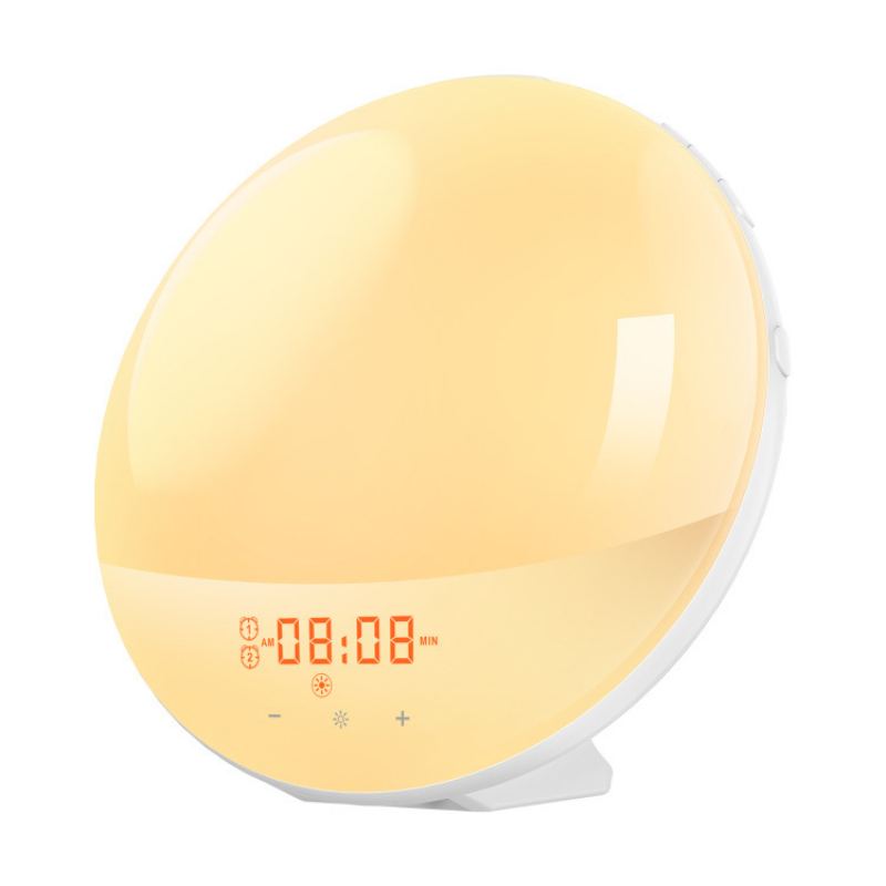 Digitální Budík Smart Wake Up Light Work Sunrise Se Simulací Přírodních Zvuků A Budíků Při Západu Slunce