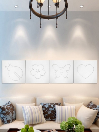 Diy 3d Odnímatelné Zrcadlo Butterfly Decal Vinyl Art Mural Nálepky Na Zeď Dekorace Do Obývacího Pokoje