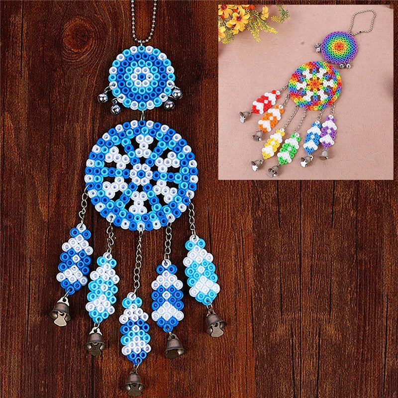 Diy Dream Catcher Windbell Kit Perler 5mm Fuse Beads Dětská Řemeslná Hračka Dekor